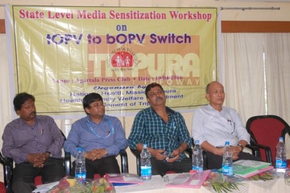 Media sensitization workshop held on tOPV to bOPV Switch 